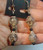 Rutilated Quartz Earrings Pierced Smokey Vintage DazzleCity