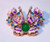 Lavender Butterfly Pin Floral Beauty Faux Pearl DazzleCity