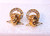 Angel Cherub Earrings Halo Rhinestone Crystal Vintage DazzleCity