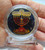 Chanuka Sterling Commerative Coin Hanukkah Menorah Israel OOAK DazzleCity
