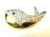 Whale Pin Fish Sperm Beluga Killer Humpback Rhinestone Crystal Brooch