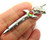 Excalibur Sword Pendant Hand Knight Swarovski Crystal Ball