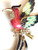 Bird Pin Crystal Woodpecker Rhinestone Humming Paradise Tropical Enamel