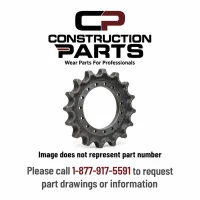 High-quality aftermarket John Deere sprockets & segments replacement part representative image