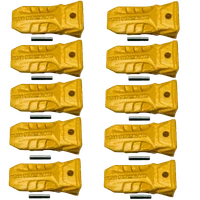 Hensley X156 Bucket Tooth Set of 10 for fleet maintenance and contractor use