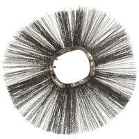 21 inch convoluted wire wafer broom with 6-3/8 inch core for street sweeper brush replacement