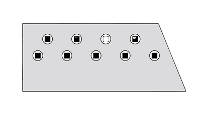 70606760 Level Cut End Bit LH