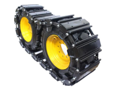 Over the Wheel Tire Pad Assemblies - Steel, New, John Deere, Bobcat, Case, Caterpillar, Daewoo