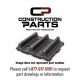 High-quality aftermarket John Deere track shoes replacement part representative image