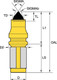 SM03 Kennametal Light/Medium Wear Foundation Drilling Bit