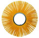 32 inch flat poly  wafer broom with 10 inch core for street sweeper brush replacement