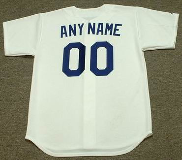 LOS ANGELES DODGERS Majestic Cooperstown Throwback Jersey Customized