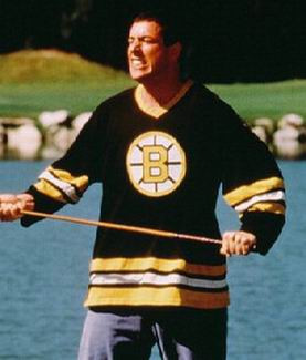 HAPPY GILMORE | Boston Bruins 1990's CCM Vintage Black NHL Hockey Jersey