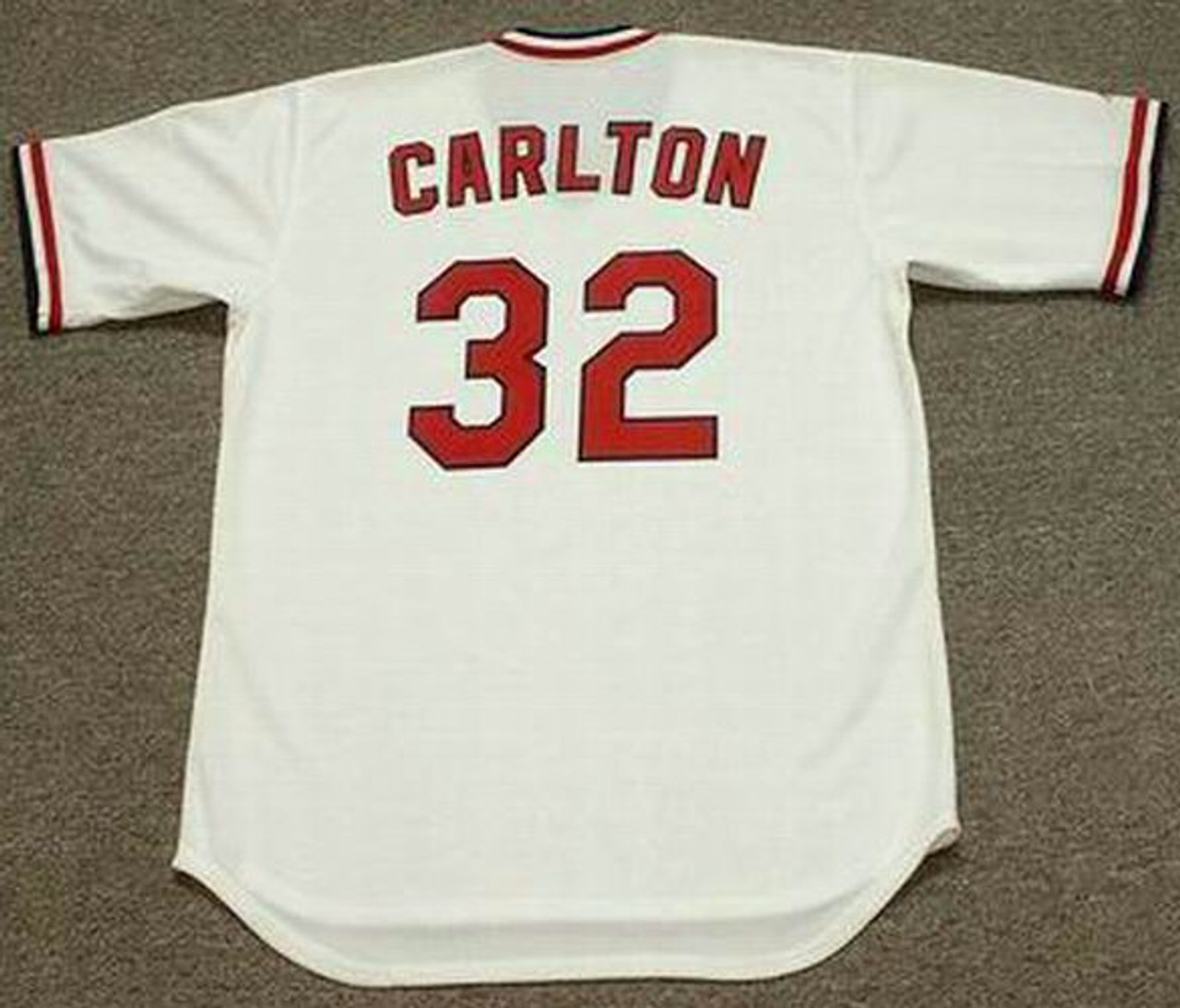 Steve Carlton Philadelphia Phillies Majestic Cooperstown Collection Cool  Base Player Jersey - Light Blue