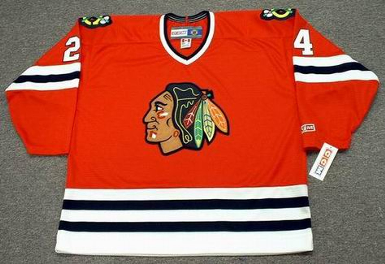 VINTAGE-PRO-52 BOB PROBERT CHICAGO BLACKHAWKS CCM/MASKA AUTHENTIC HOCKEY  JERSEY