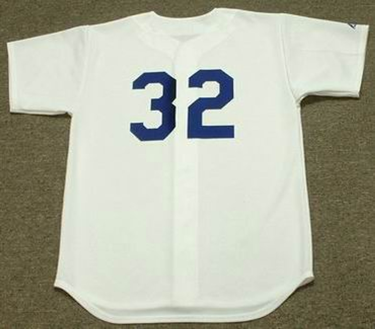 Throwback 60's Sandy Koufax #32 Baseball Jersey Los Angeles Sewn Custom  Names 