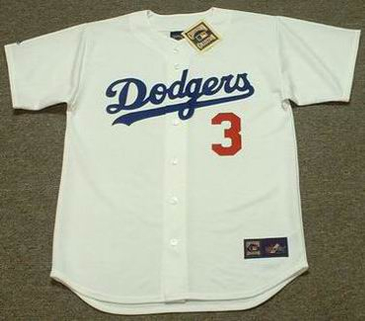 MAJESTIC  WILLIE DAVIS Los Angeles Dodgers 1969 Cooperstown Baseball Jersey