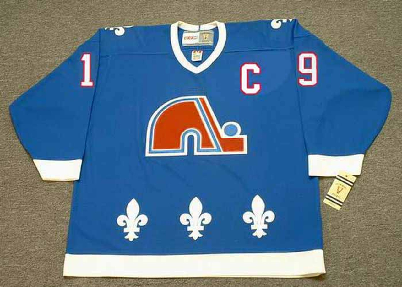CCM Peter Forsberg Quebec Nordiques Vintage Replica Hockey Jersey