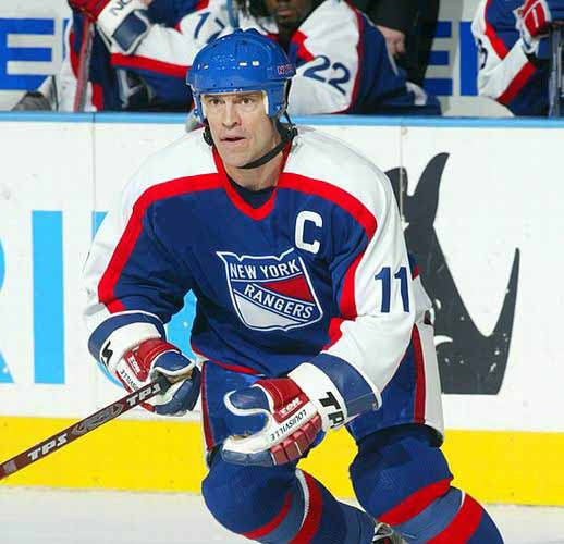MARK MESSIER New York Rangers 2003 CCM Vintage Throwback NHL Hockey ...