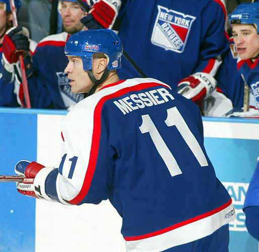MARK MESSIER New York Rangers 2003 CCM Vintage Throwback NHL Hockey ...