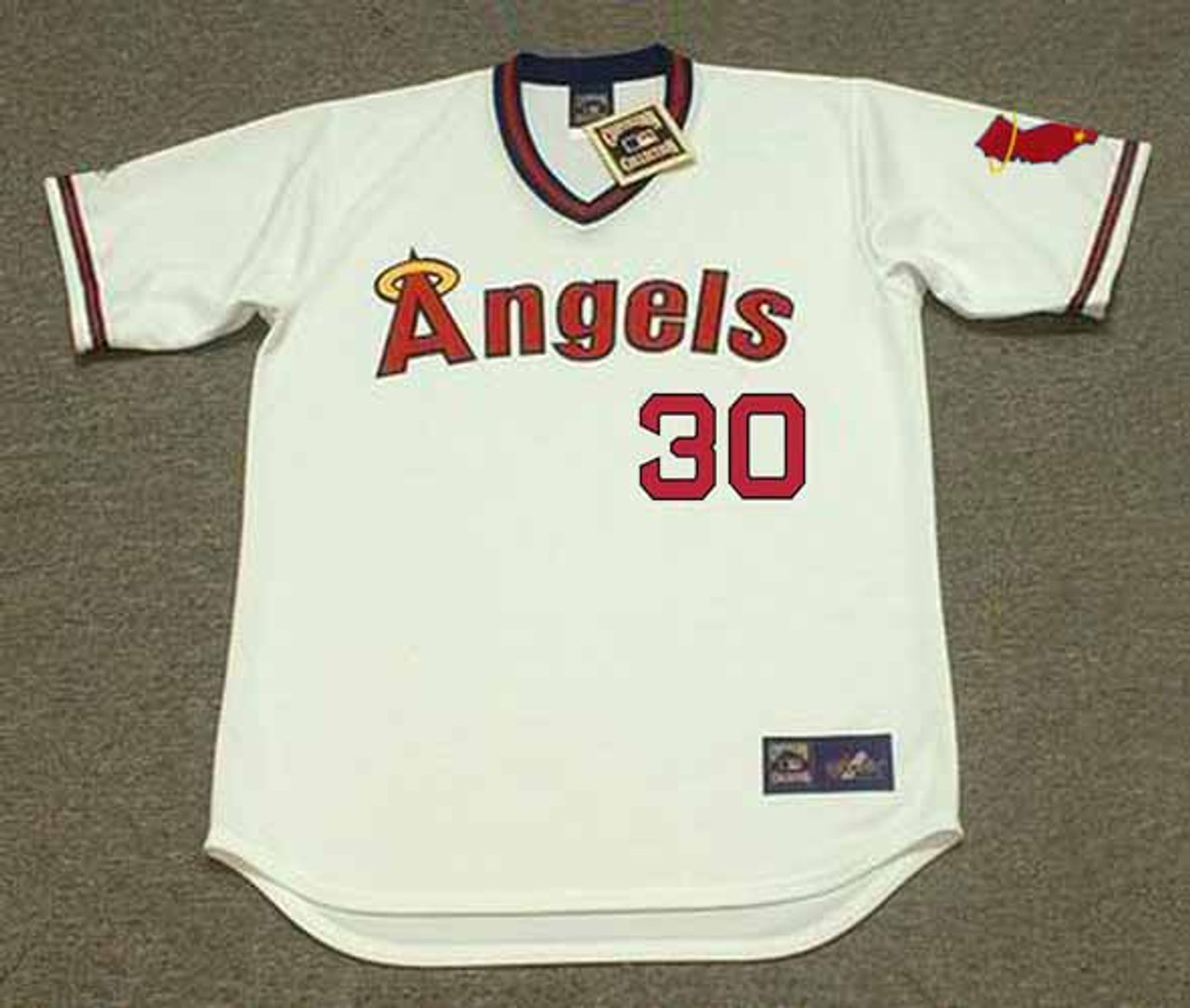 Nolan Ryan Jersey - California Angels 1978 Throwback Home Baseball