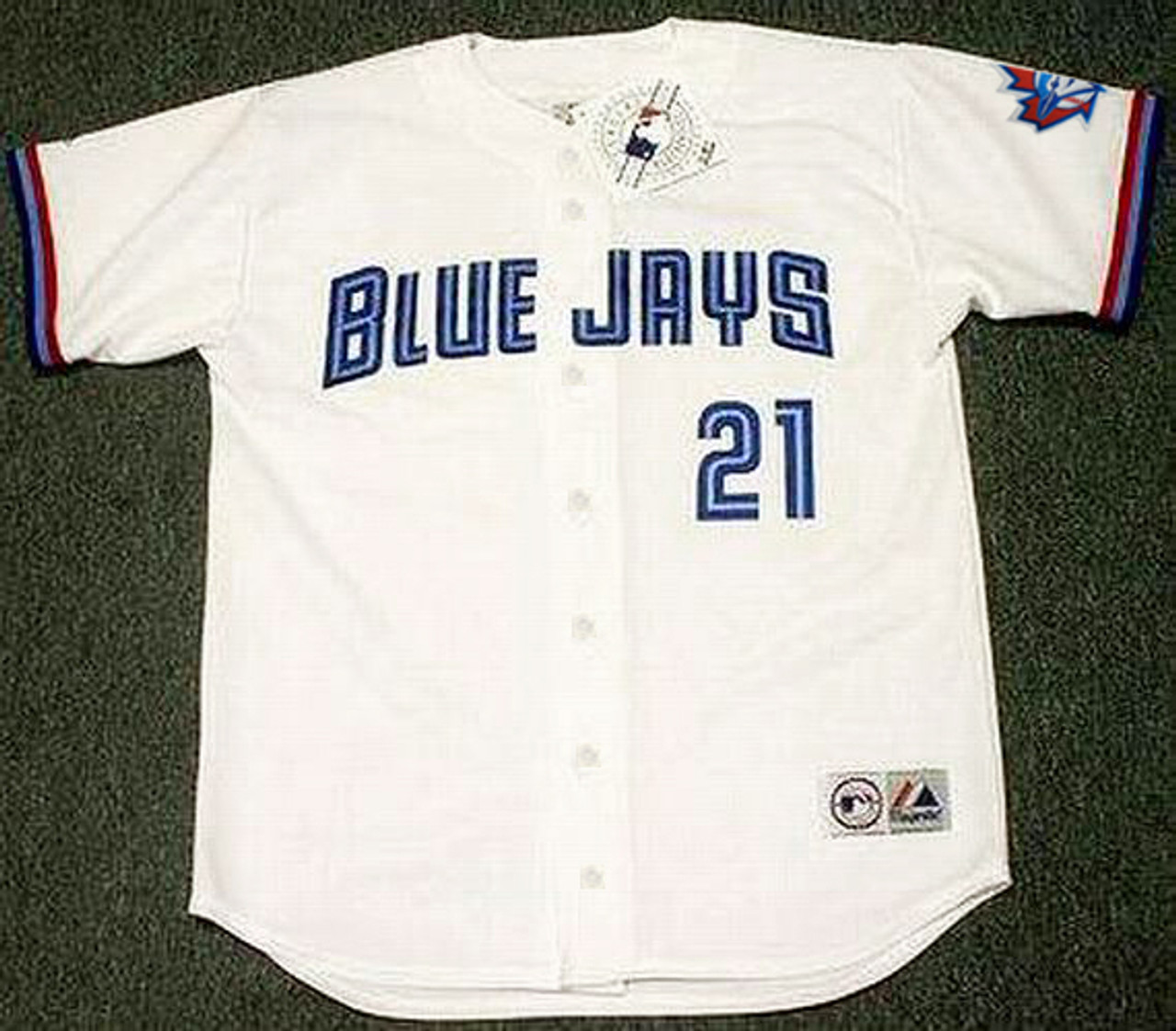 Toronto Blue Jays Red Canada Day Jersey Vintage 1997 No Name Sz XL
