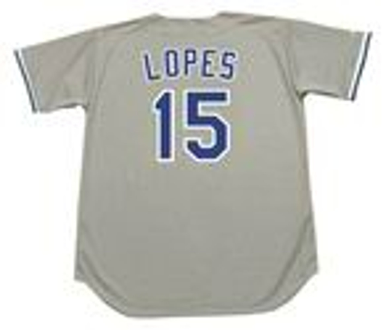 Davey Lopes Jersey - 1981 Los Angeles Dodgers Away Baseball