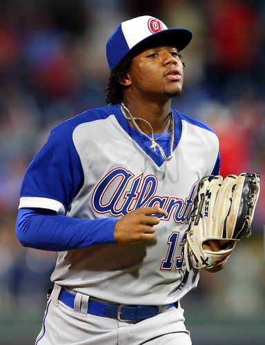 1970's Atlanta Braves Away Jerseys Custom Throwback MLB Baseball Jerseys