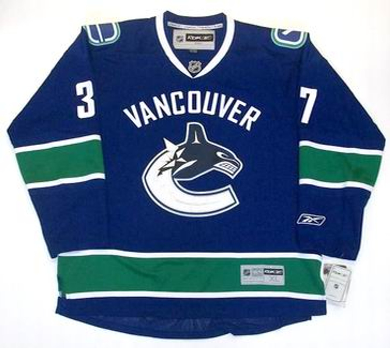 Vancouver Canucks Youth Premier Custom Jersey - Blue