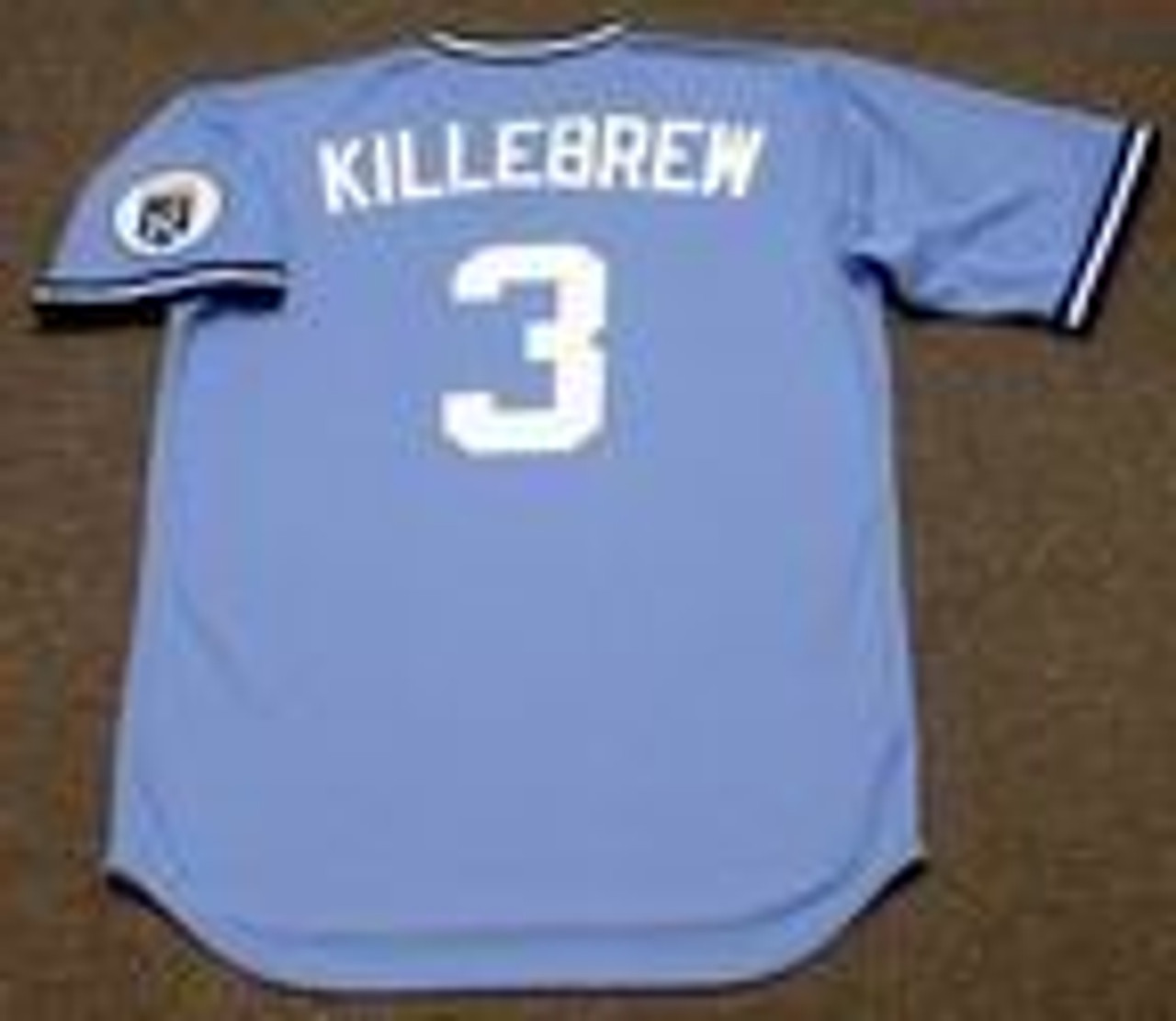HARMON KILLEBREW Kansas City Royals 1975 Majestic Cooperstown Baseball  Jersey - Custom Throwback Jerseys