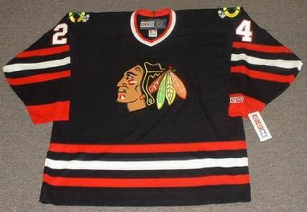 1998-99 Bob Probert Chicago Blackhawks Game Worn Jersey