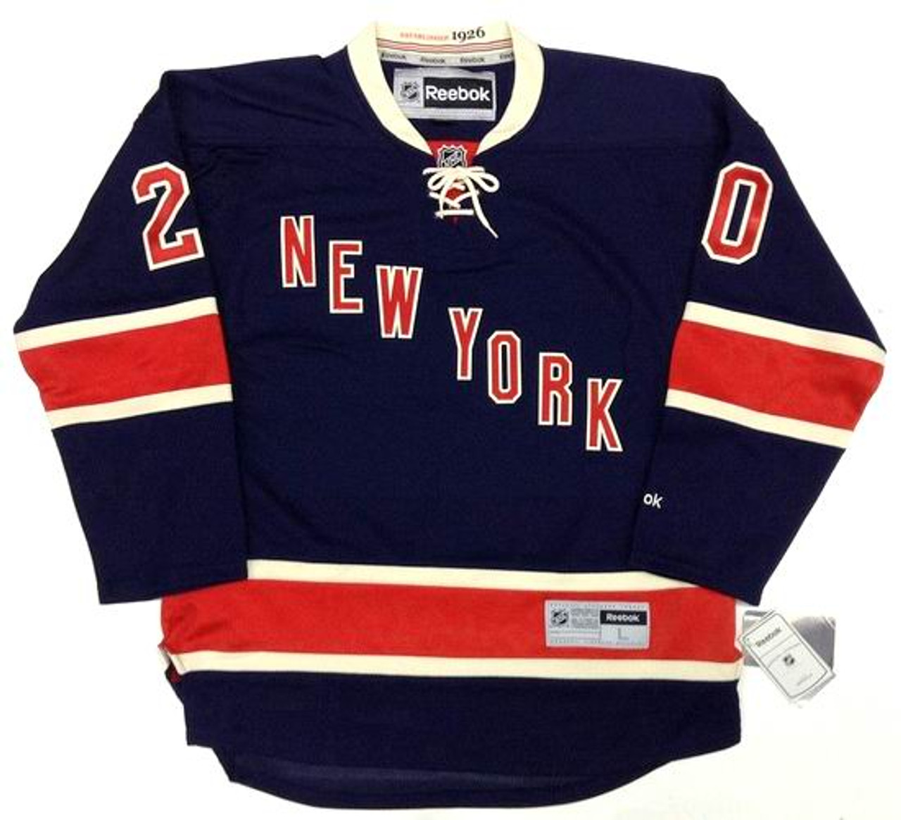 New BRAD RICHARDS New York Rangers Reebok 2012 Winter Classic NHL Jersey