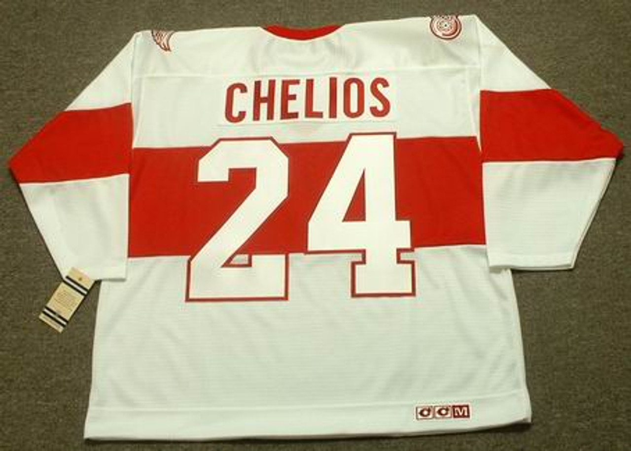 Chris Chelios Detroit Red Wings CCM Premier Winter Classic Throwback Jersey  (Red)