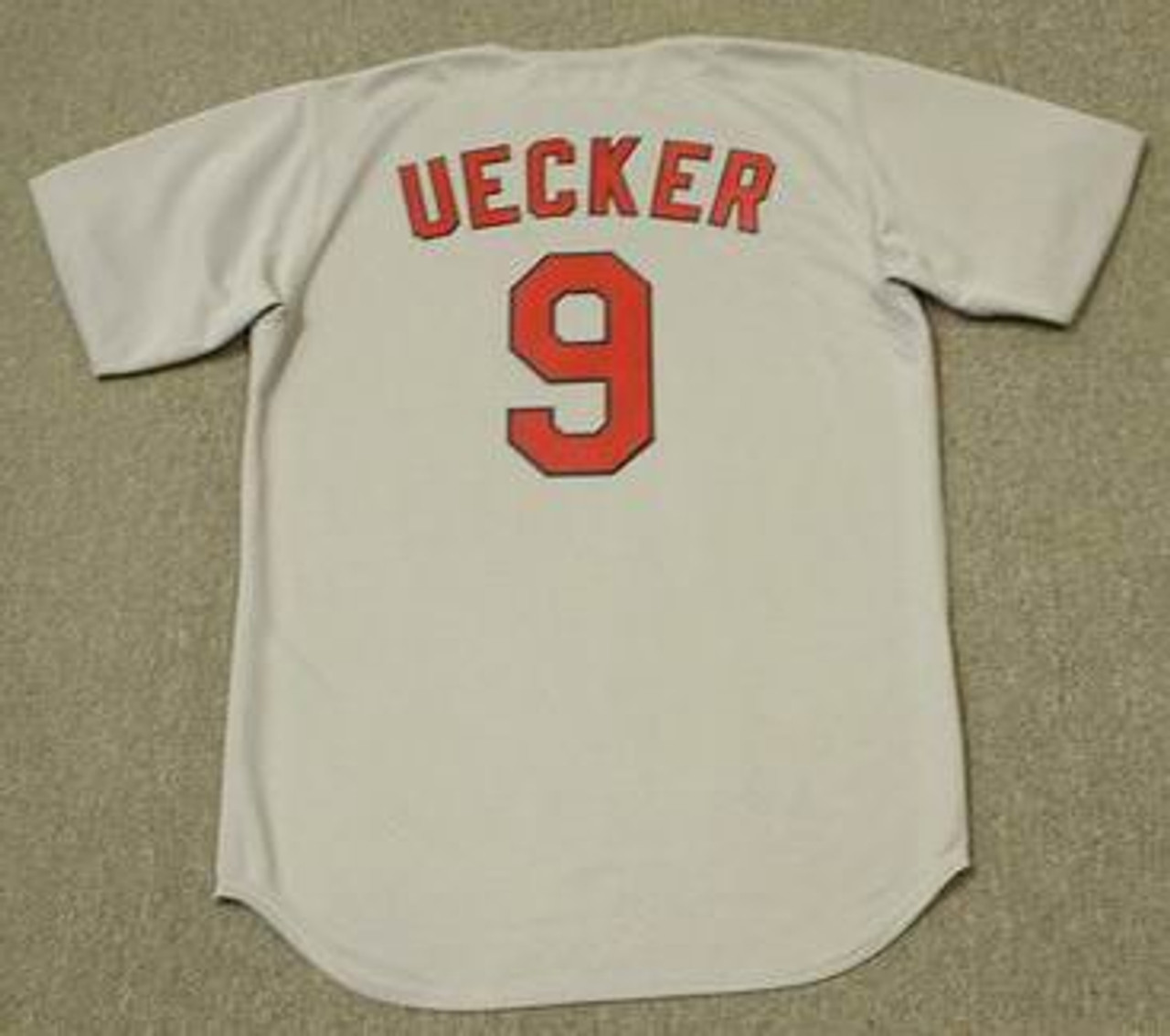 Bob Uecker Jersey - Milwaukee Braves 1960 Home MLB Throwback Baseball Jersey