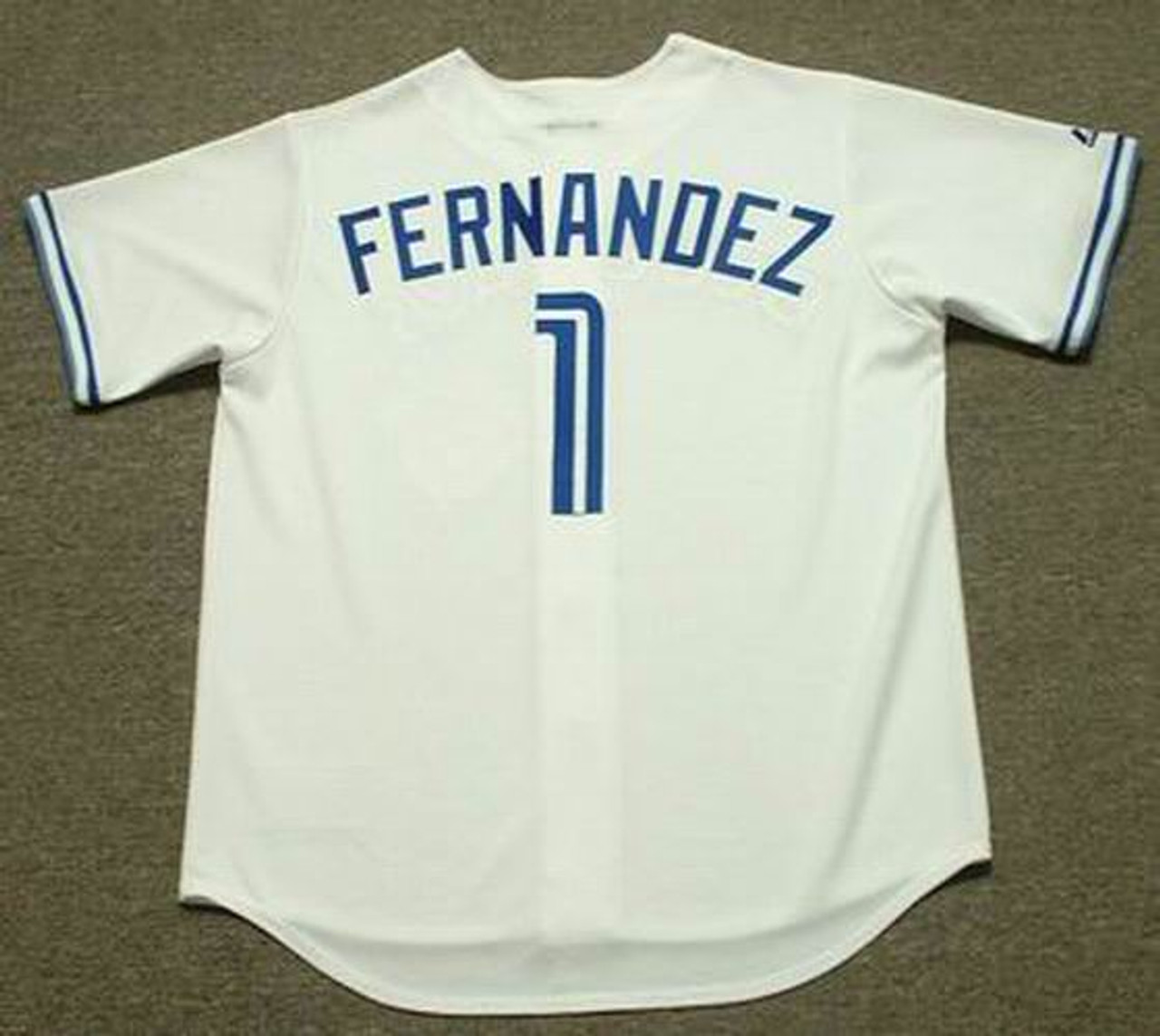 TONY FERNANDEZ Toronto Blue Jays 1993 Majestic Throwback Home Baseball  Jersey - Custom Throwback Jerseys