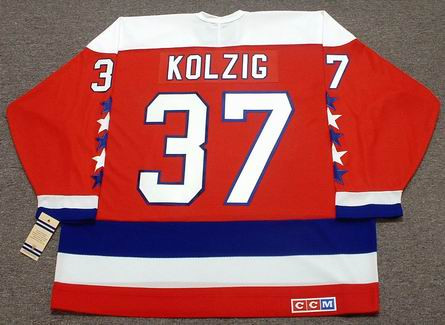 OLAF KOLZIG Washington Capitals 1994 CCM Vintage Throwback NHL Hockey