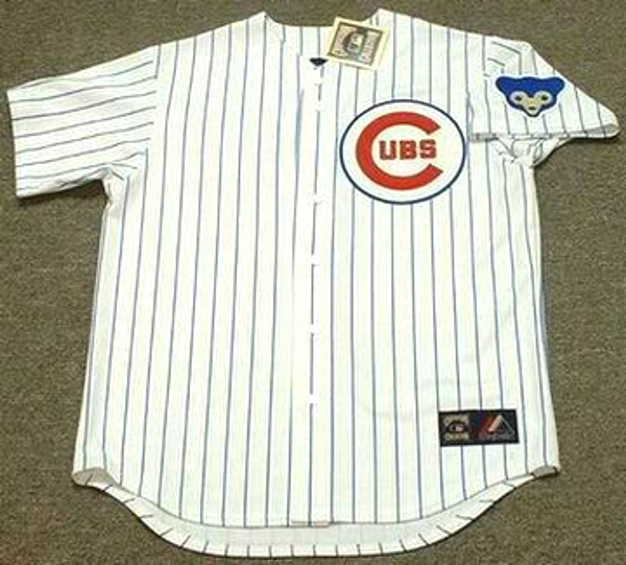 Customized Chicago Cubs 1960's Majestic Cooperstown Home Throwback