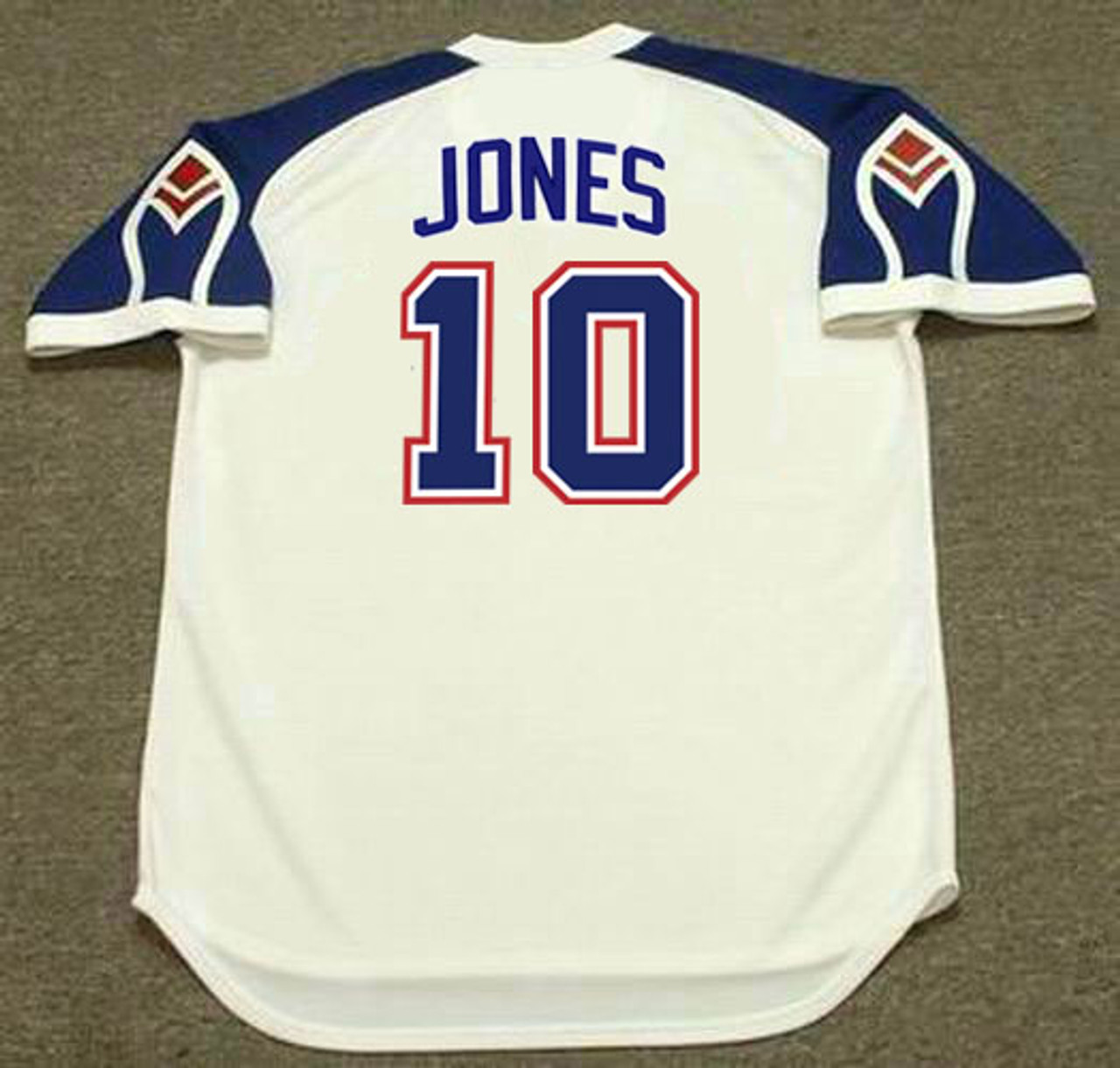 Andruw Jones Autographed Atlanta Red Custom Baseball Jersey - BAS