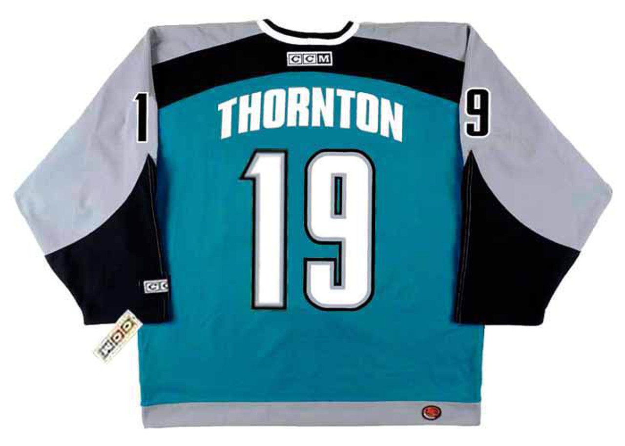 Joe Thornton Signed San Jose Sharks Reebok NHL Style Jersey