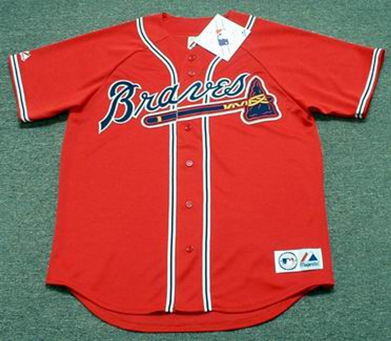 1990 Atlanta Braves Away Jerseys - Custom Throwback MLB Baseball Jerseys