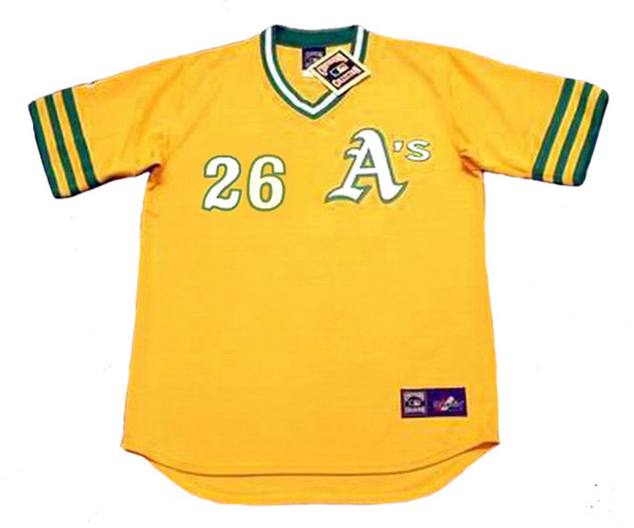 Men's Oakland Athletics Rickey Henderson Mitchell & Ness Yellow