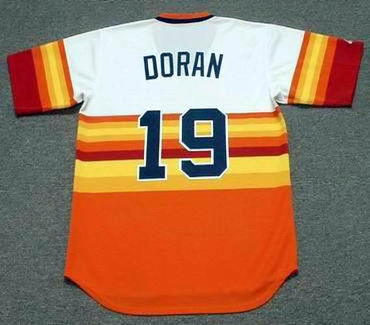 Astros Retro Nolan Ryan Jersey Rainbow XL Majestic Jersey