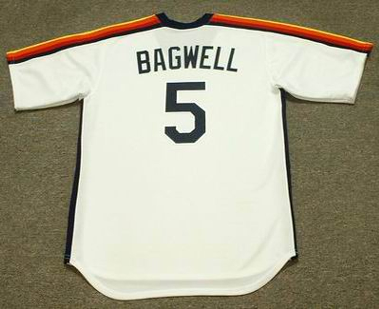 MAJESTIC  JEFF BAGWELL Houston Astros 1994 Throwback Home Baseball Jersey