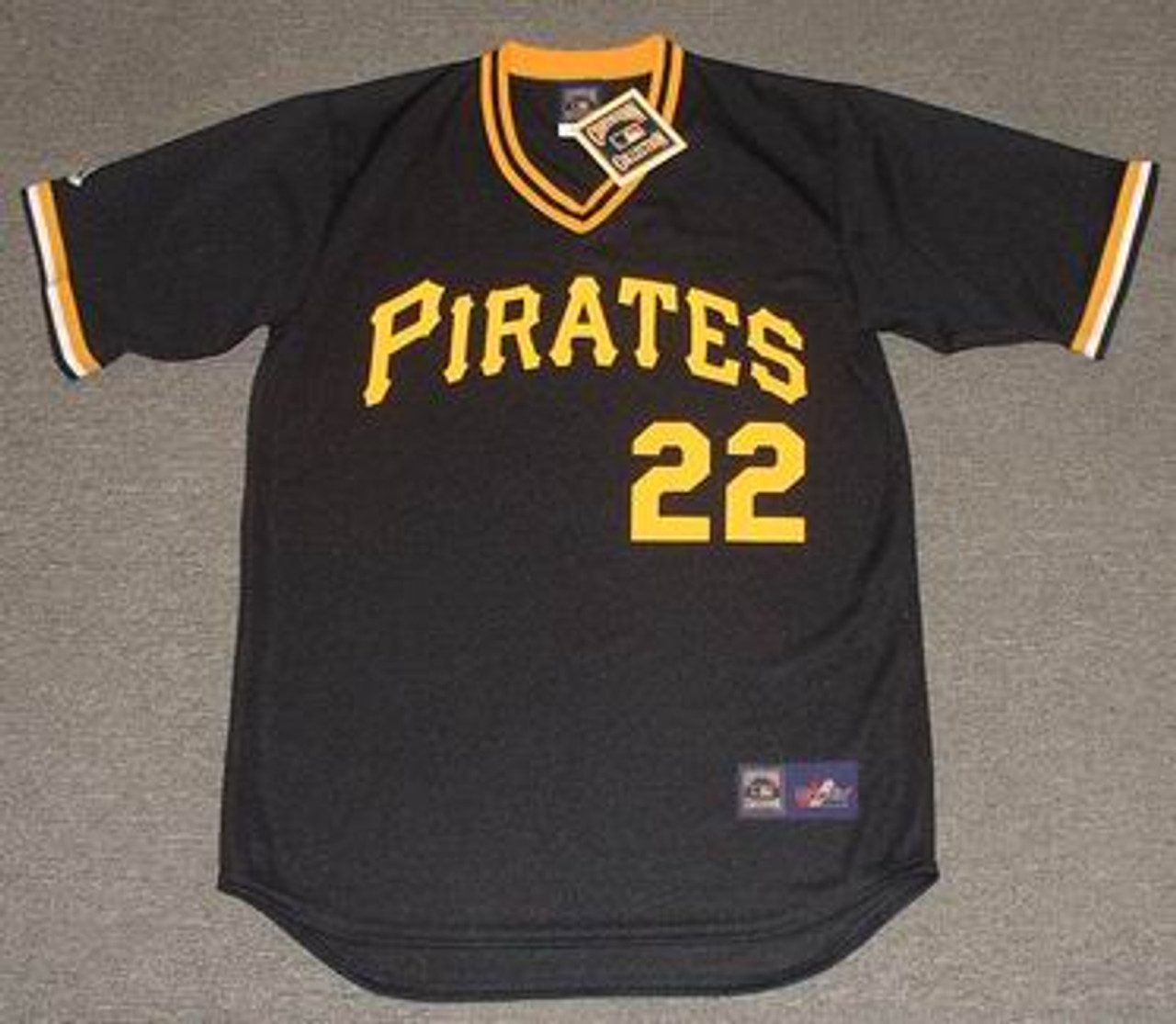 Pittsburgh Pirates Majestic Cooperstown Cool Base Team Jersey - Gray