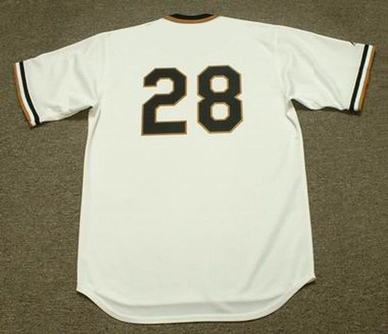 ROBERTO CLEMENTE  Pittsburgh Pirates Majestic 1971 Home Throwback Jersey