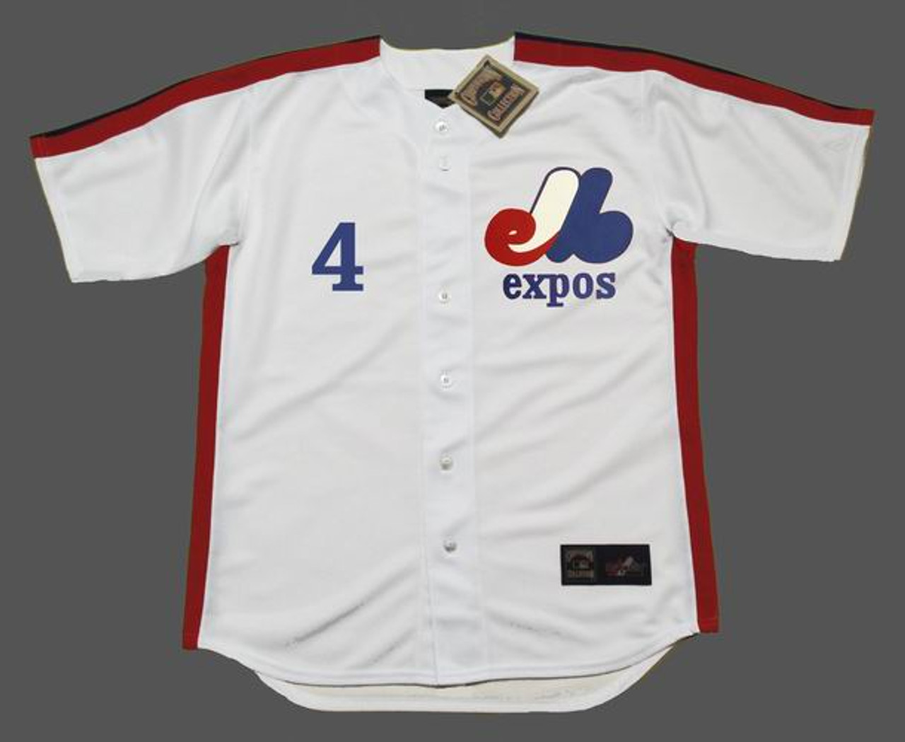 Montreal Expos Cooperstown White Jersey - Baseball Town