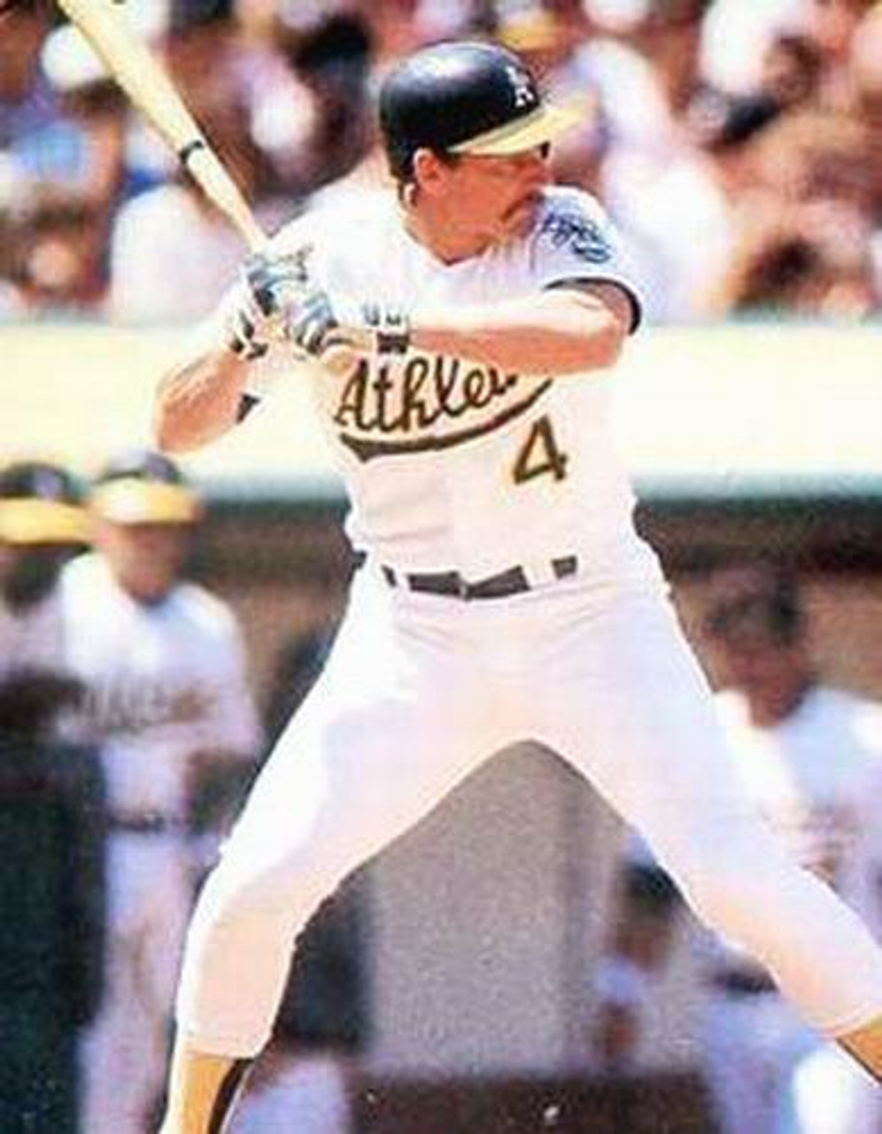 JOSE CANSECO  Oakland Athletics 1989 Away Majestic Throwback