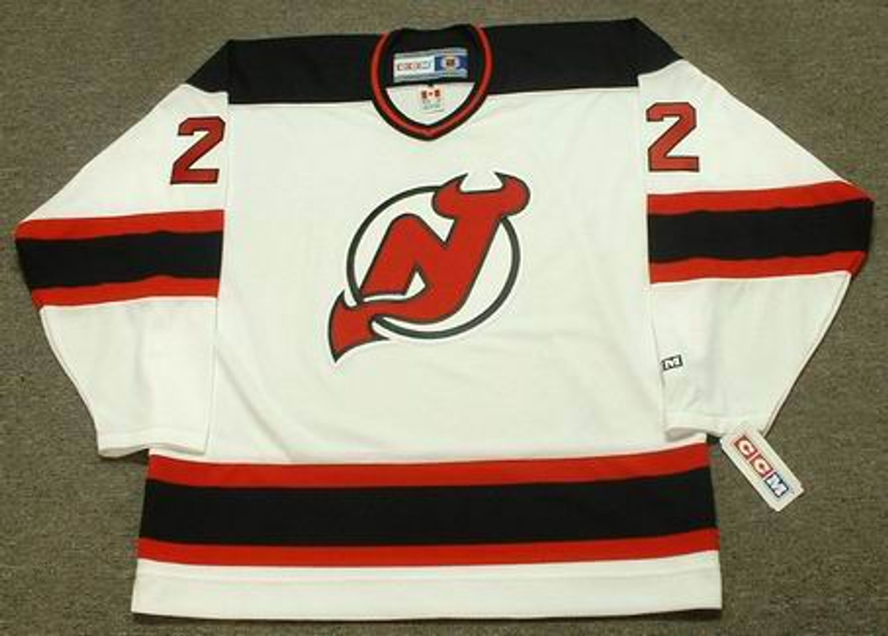 CLAUDE LEMIEUX New Jersey Devils 1991 CCM Vintage Throwback NHL Hockey  Jersey - Custom Throwback Jerseys