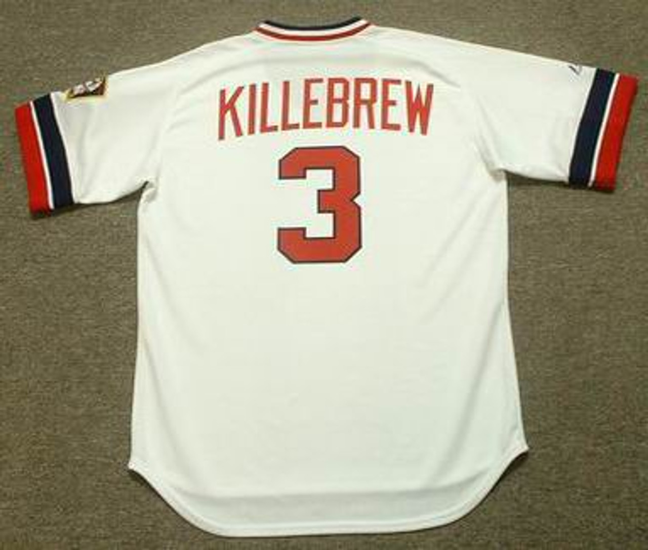 HARMON KILLEBREW Minnesota Twins 1974 Majestic Cooperstown Home Jersey - Custom Throwback Jerseys