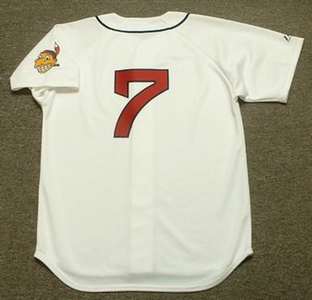 Al Rosen Jersey - Cleveland Indians 1948 Vintage Throwback MLB Jersey